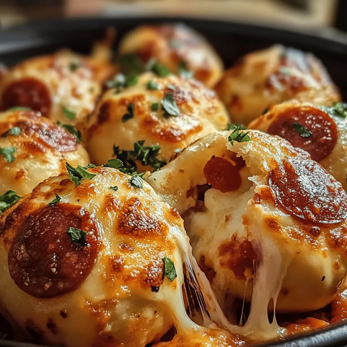 Pizza Bällchen selber machen