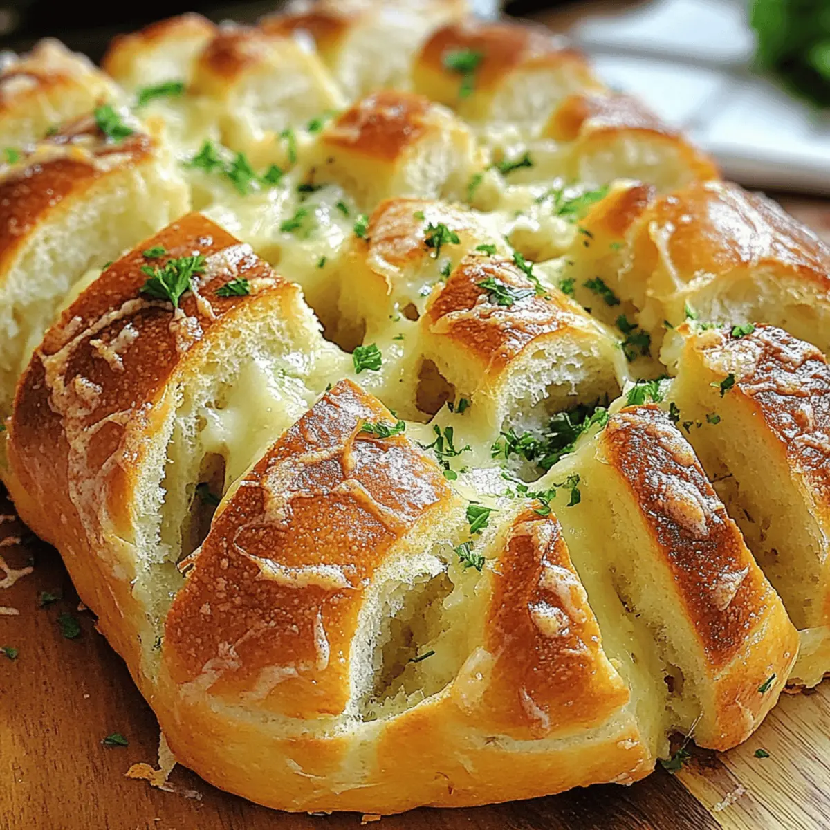 Knoblauch Parmesan Zupfbrot Rezept Einfach und Schnell