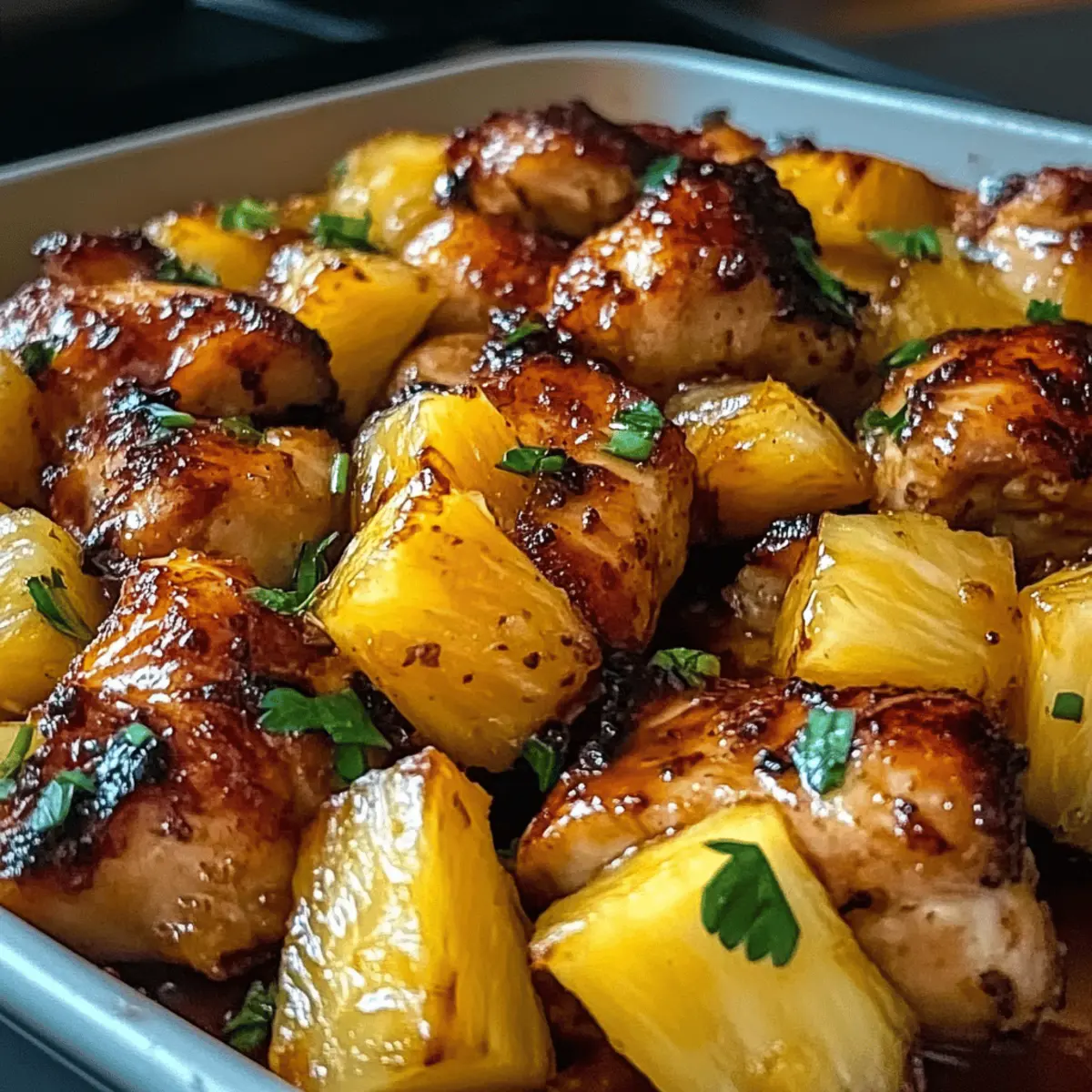 Ananas Hähnchen