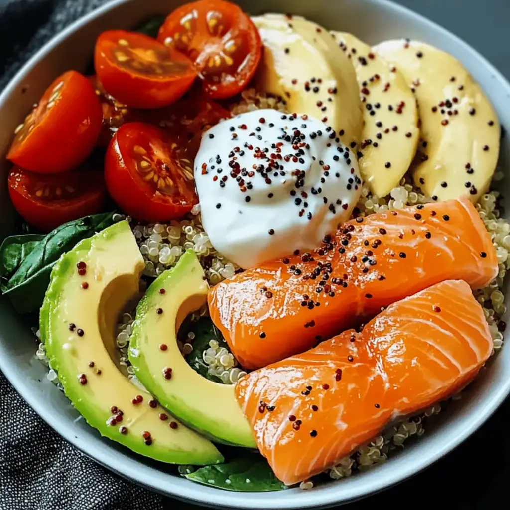 Geräucherte Lachs Frühstücks-Bowls