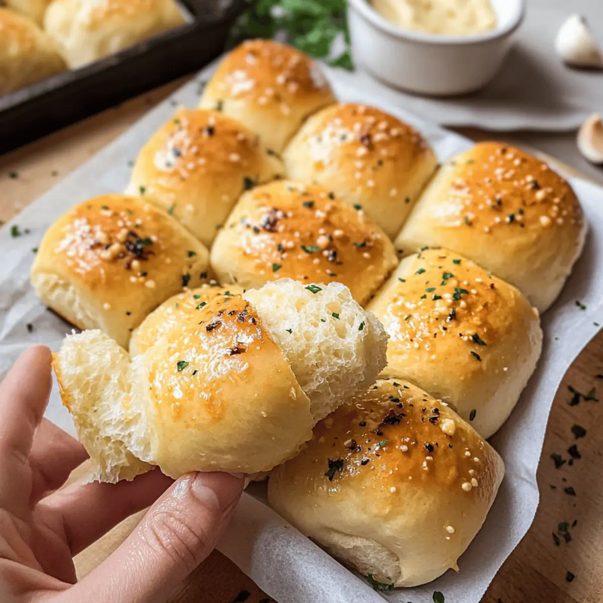 Knoblauchbrötchen