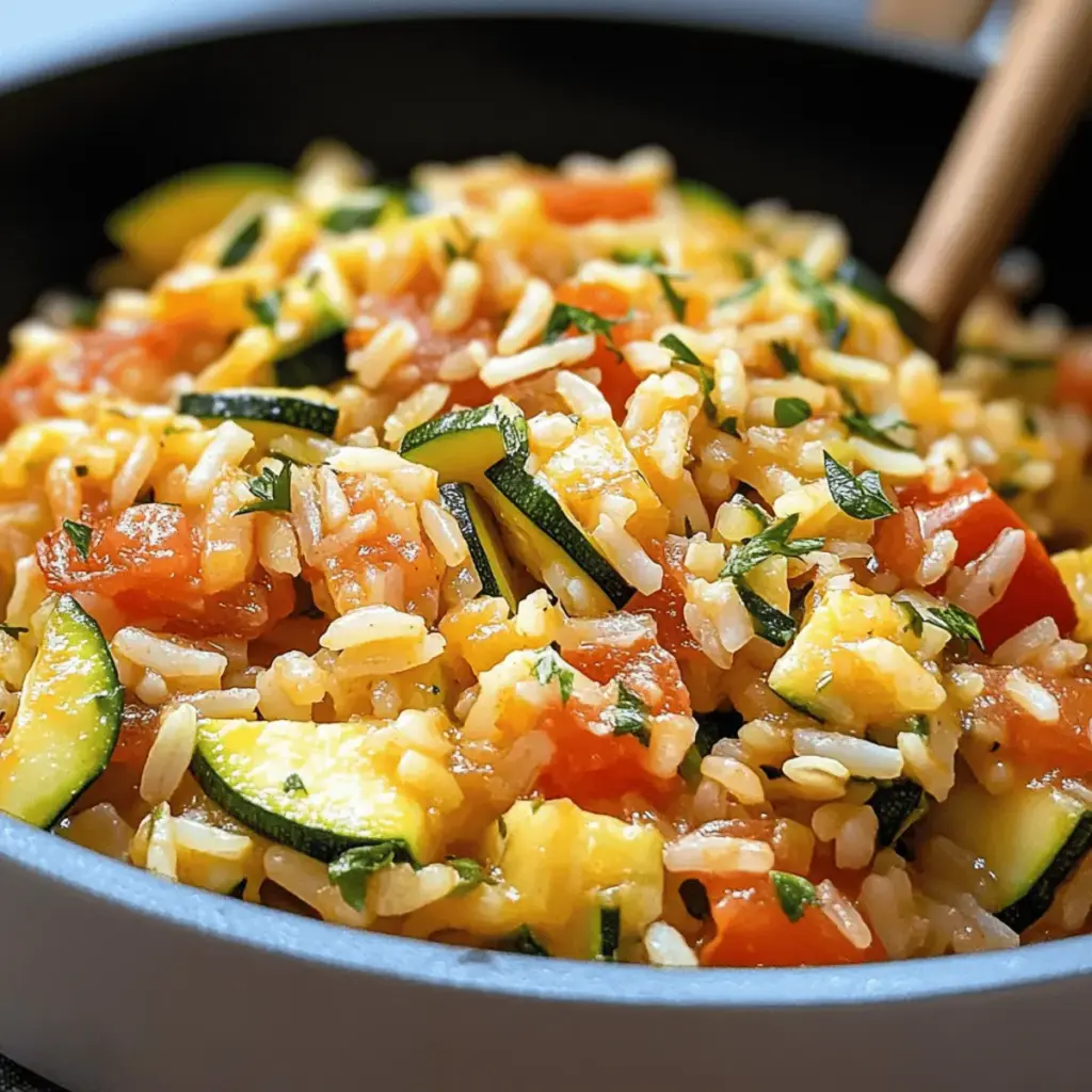 Zucchini-Tomaten-Reis