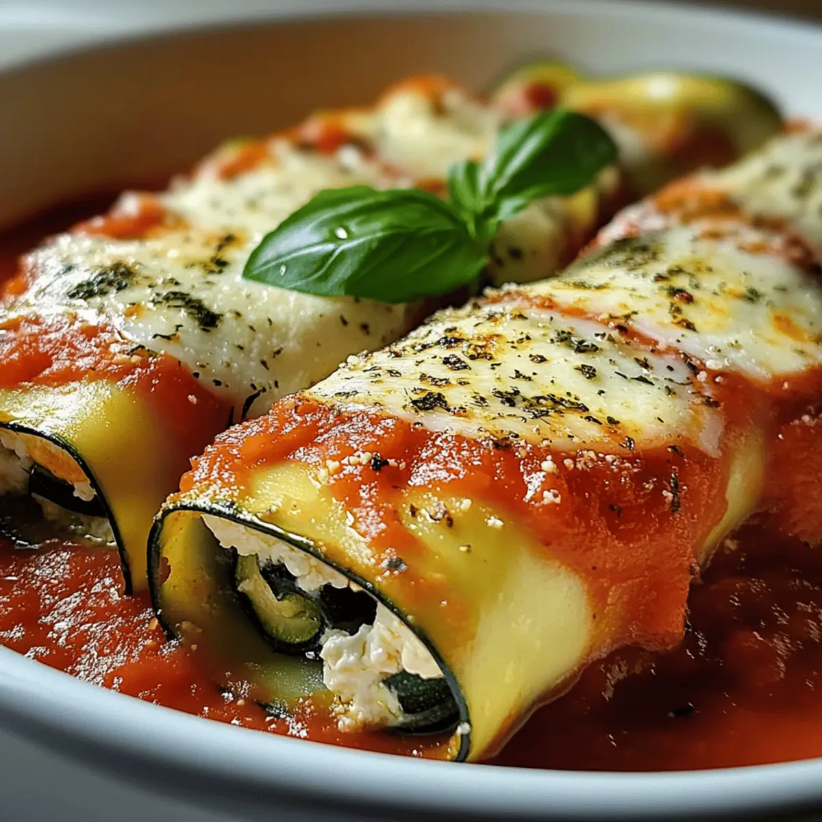 Zucchini Cannelloni selbst machen