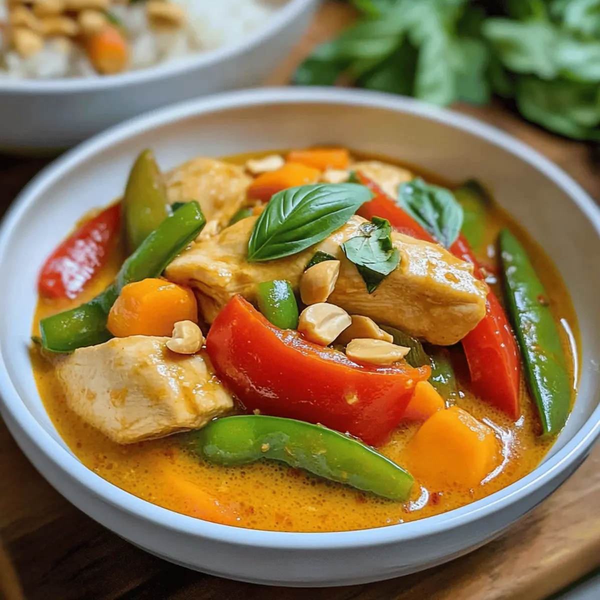 Thai-Curry mit Hähnchen und Gemüse