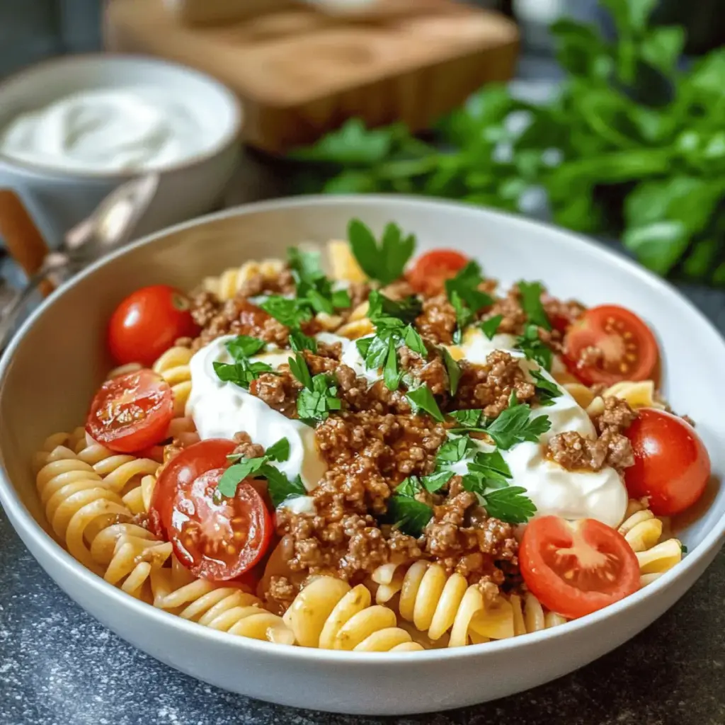 Türkische Pasta mit Joghurt: Trend Rezept