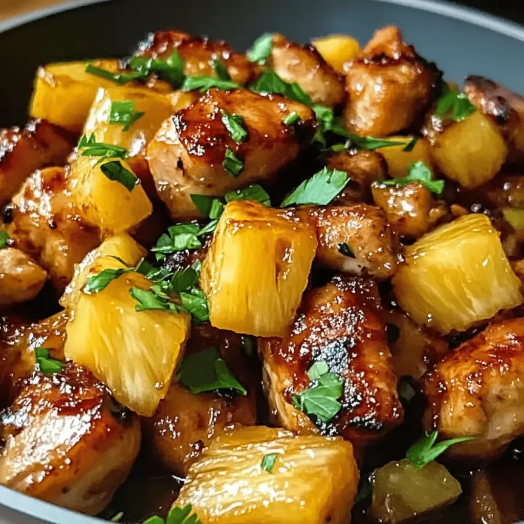 Ananas Hähnchen