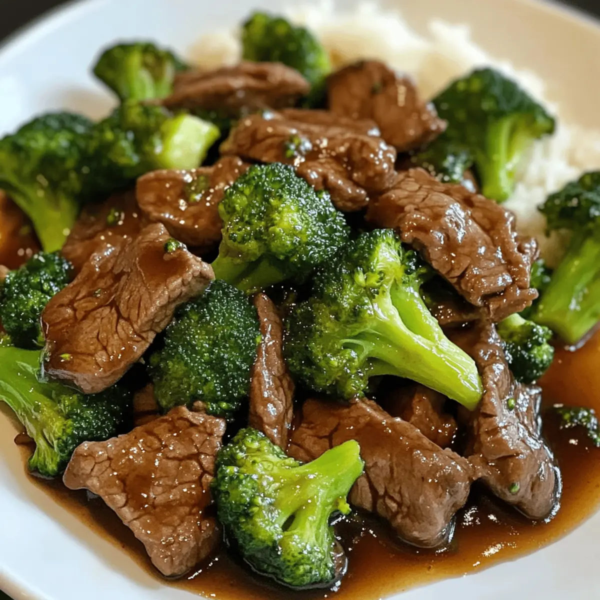 Rindfleisch-Brokkoli-Pfannengericht-Sauce