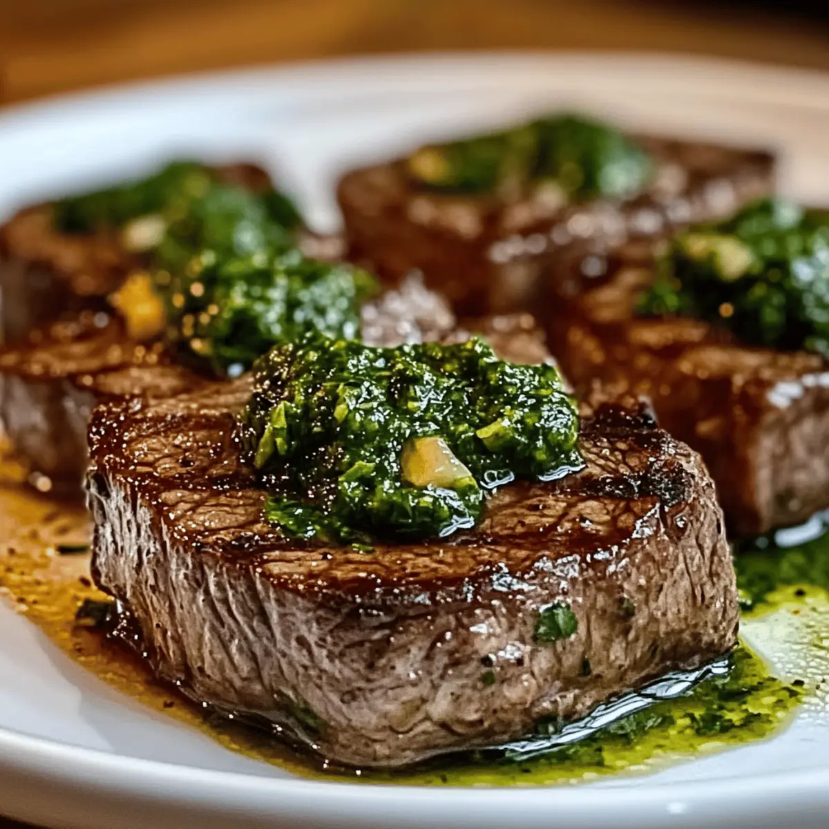 Rindersteak mit frischer Chimichurri-Sauce
