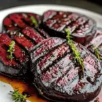 Rote-Bete-Steaks vom Grill