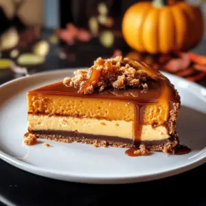 Kürbis-Cheesecake mit gesalzenem Karamell