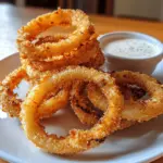 Luftfritteusen-Zwiebelringe