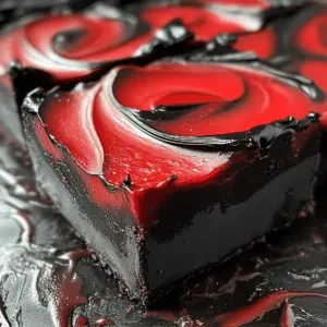 Vampir-Fudge – Ein gruseliger Halloween-Dessert