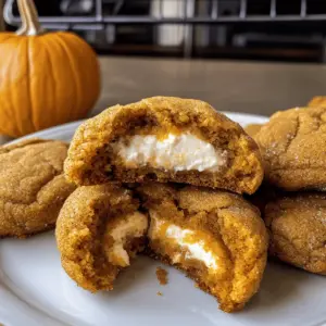 Weiche und Kauende Vegane Kürbis Käsekuchen Kekse - Keine Eier