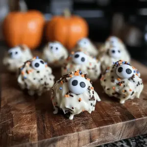 Weiße Schokolade Crossis Gruselige Monster für Halloween