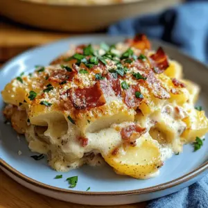 Carbonara Kartoffelauflauf