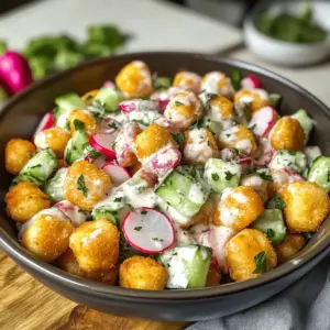 Knuspriger Gnocchi-Salat