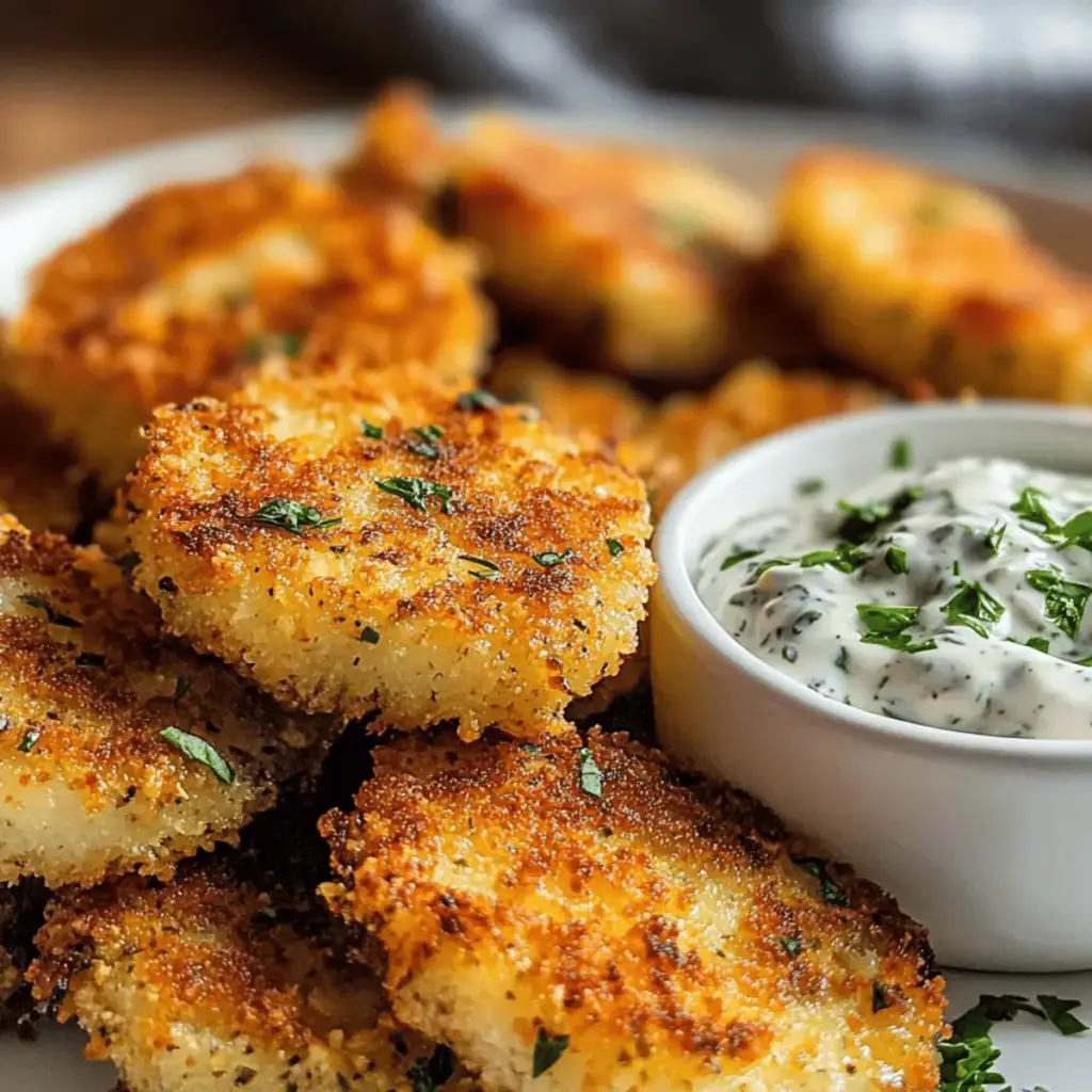 Knusprige Kohlrabi Schnitzel Airfryer