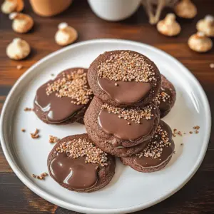 Schokolade und gerösteter Buchweizen