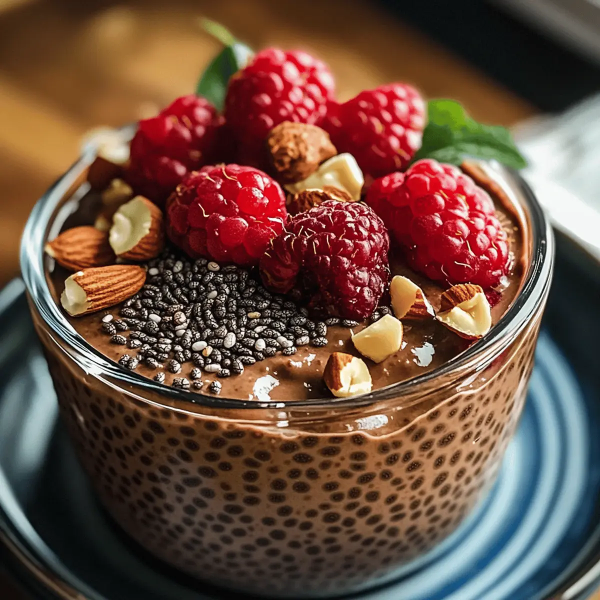 Schokoladen Chia Pudding