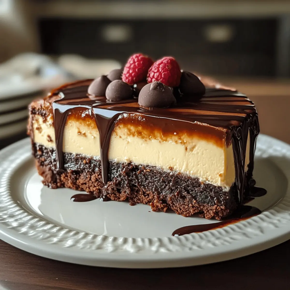 Brownie Käsekuchen