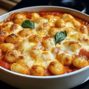 Gnocchi Auflauf Tomate Mozzarella