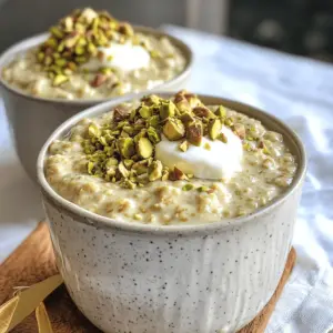 Pistazien Übernacht Haferflocken