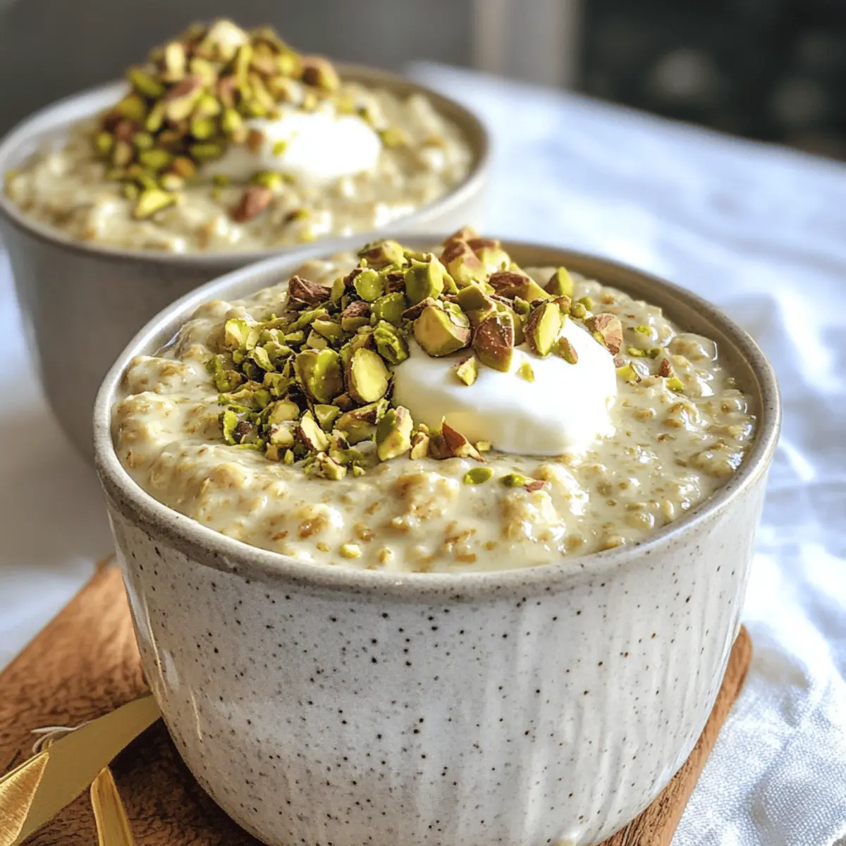 Pistazien Übernacht Haferflocken