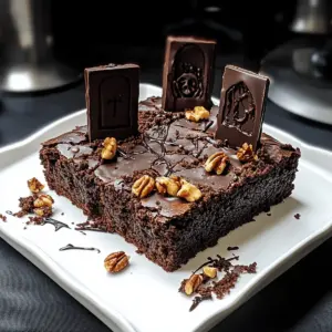 Schokoladenbrownie-Friedhof