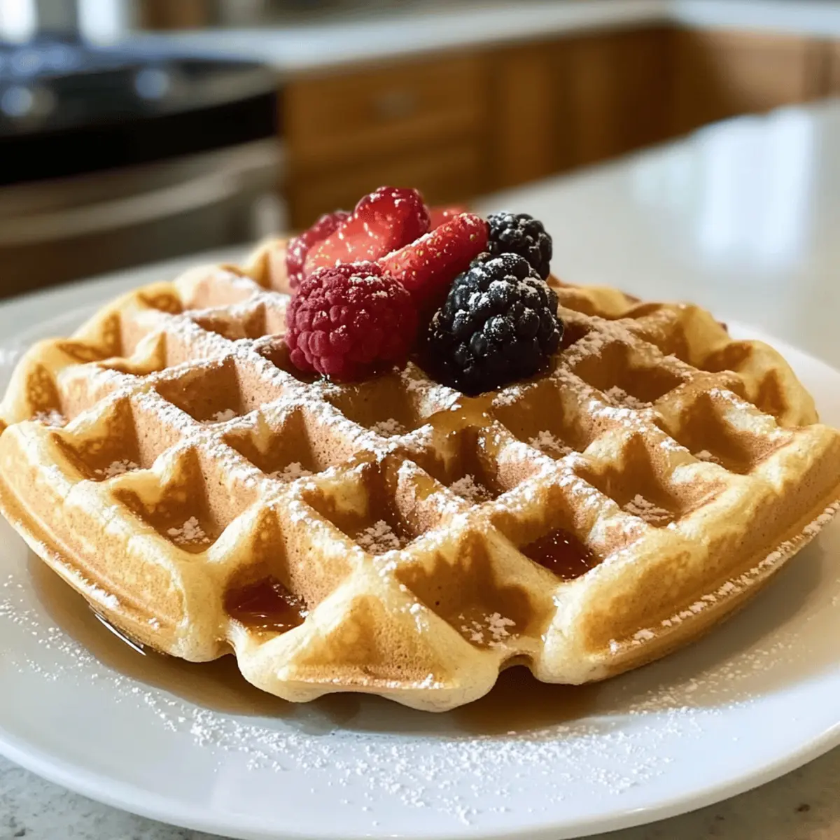 Haferflocken-Waffeln