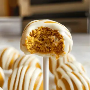 Kürbis Kuchen Pops