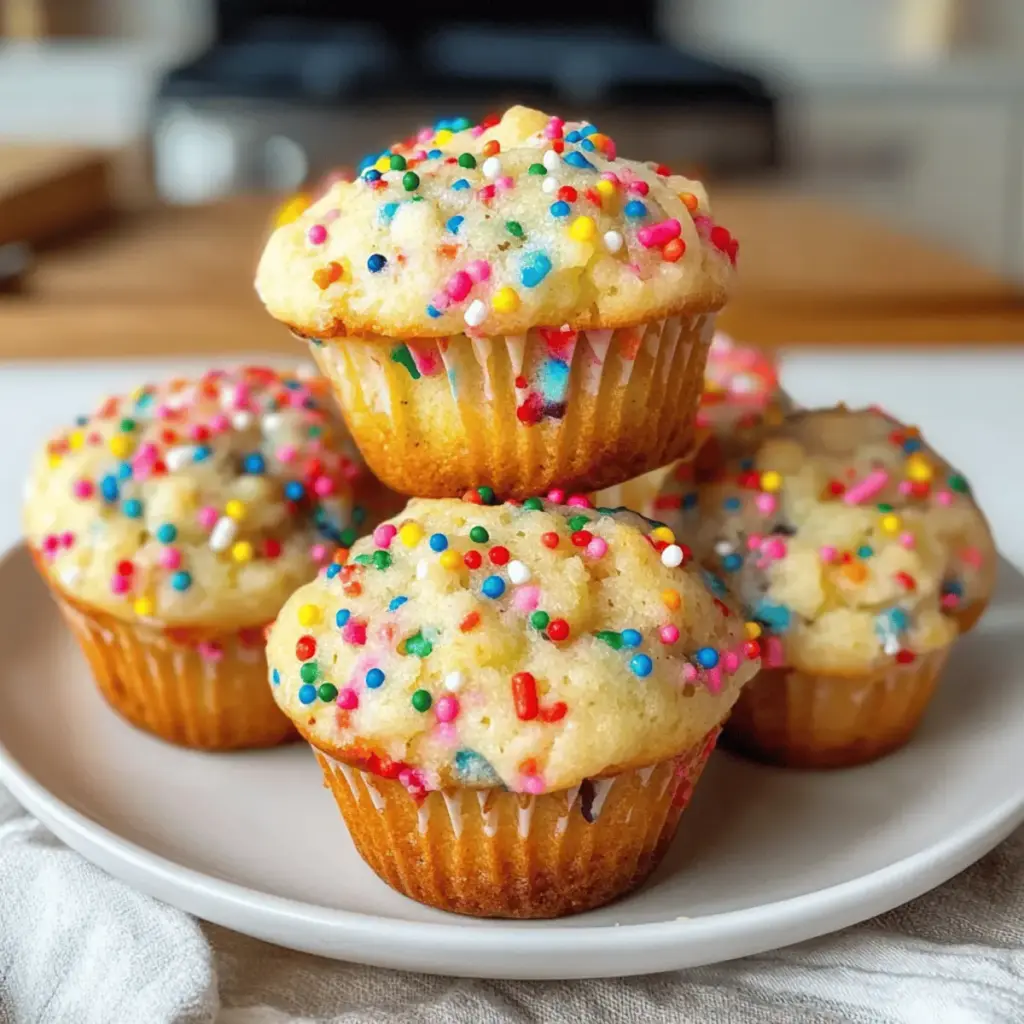 Mini Funfetti Joghurt Muffins