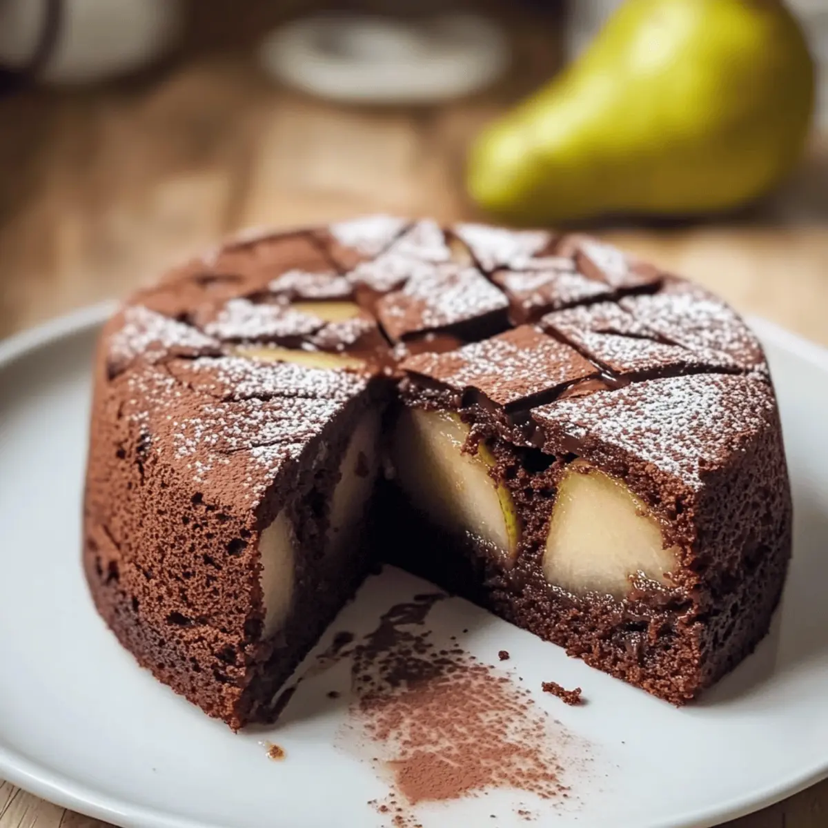 Saftiger Schoko-Birnen-Kuchen