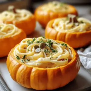 Kürbis-Alfredo-Pasta-Kessel