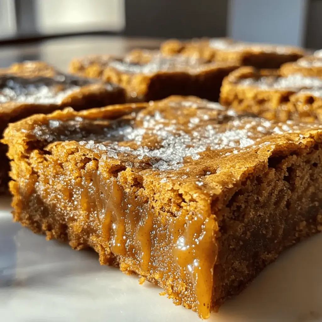 Rezept für gesalzene Ahorn-Kürbis-Blondies