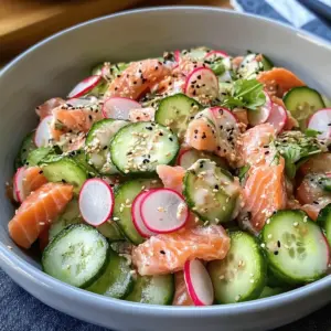 Sushi-Salat mit Stremellachs