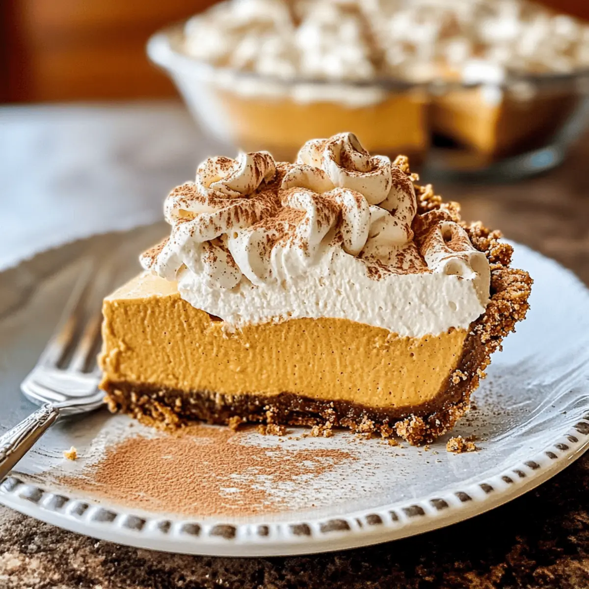 Kürbis-Mousse-Kuchen