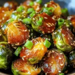 Honig Sriracha Rosenkohl Einzigartiger Genuss