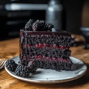 Schwarzer Samt Halloween Kuchen