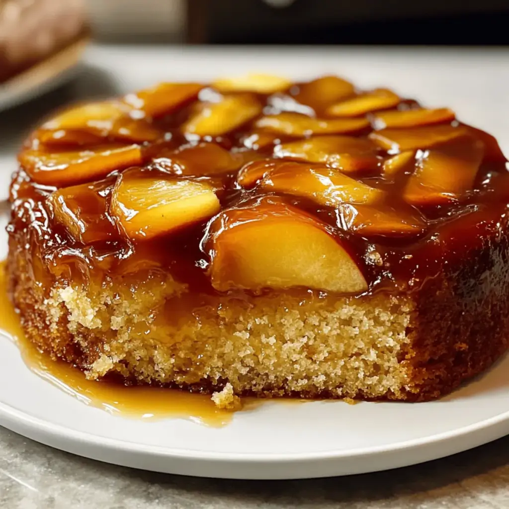 Karamell-Apfel-Upside-Down-Kuchen