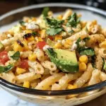 Gesunder Straßen-Mais-Nudelsalat