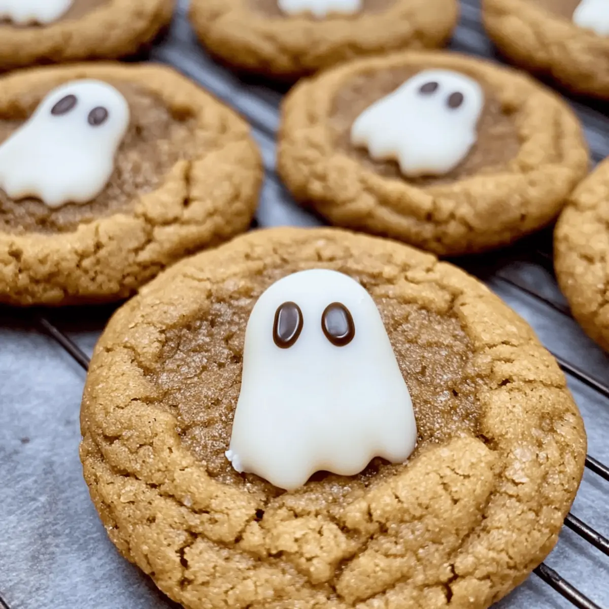 Spooky Ghost Braune Butter Kürbis Kekse