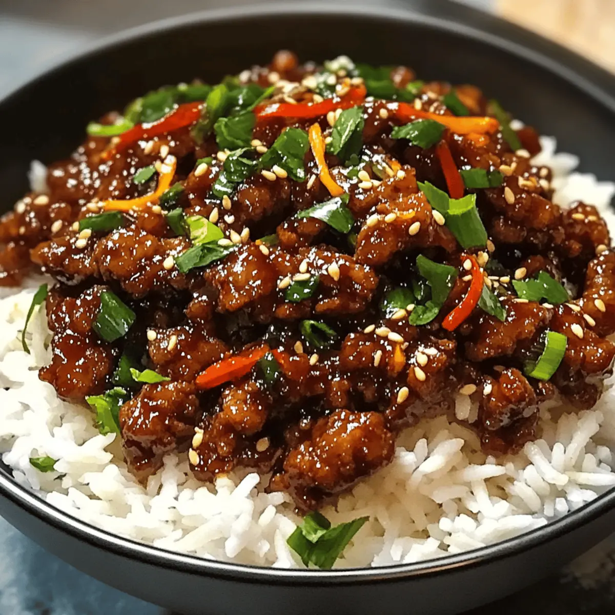 Crispy Chilli Beef Reis