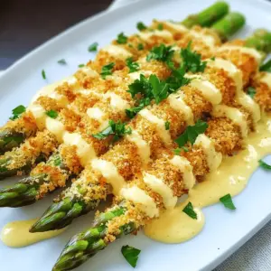 Knuspriger Spargel mit Parmesan Panade
