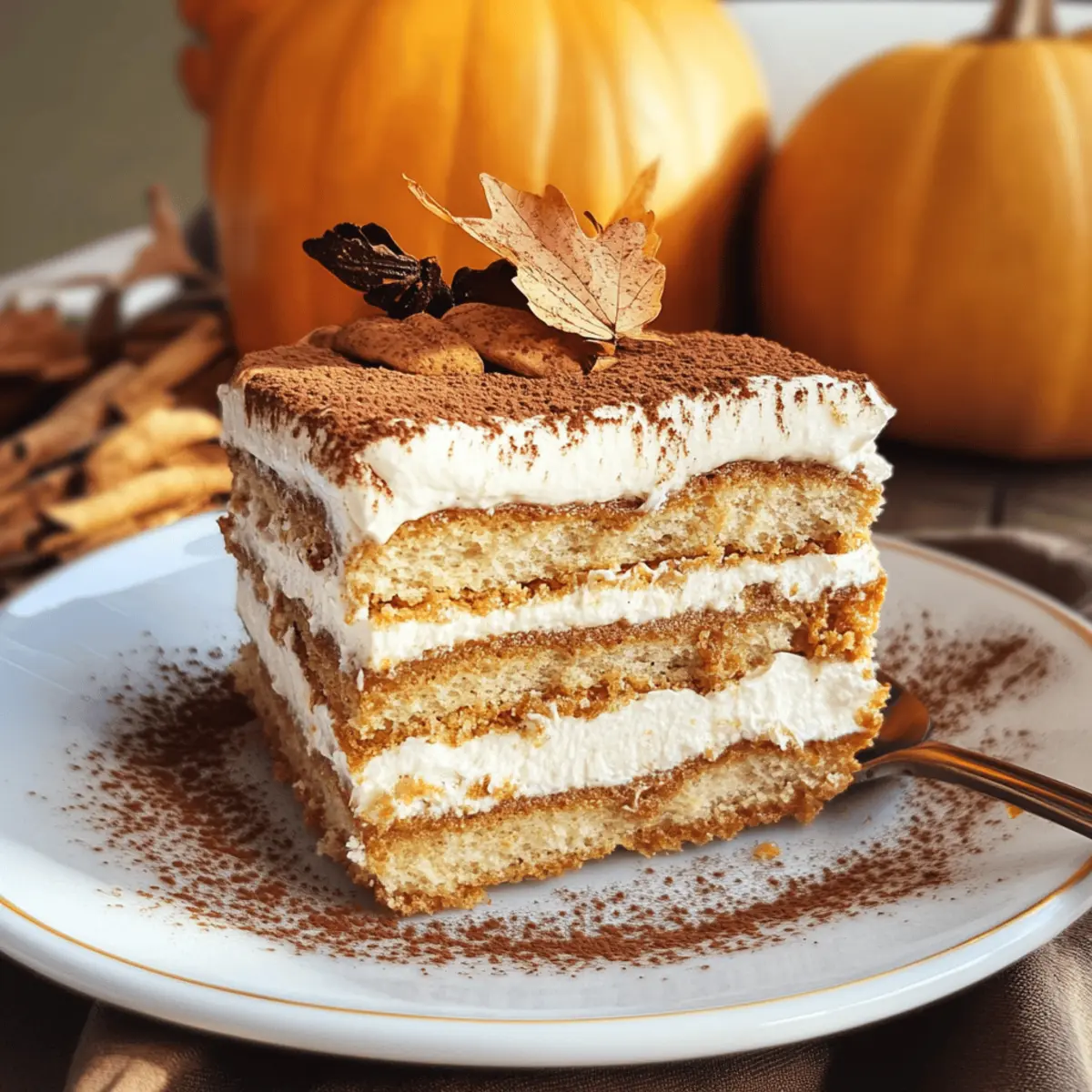 Veganes Kürbisgewürz-Tiramisu