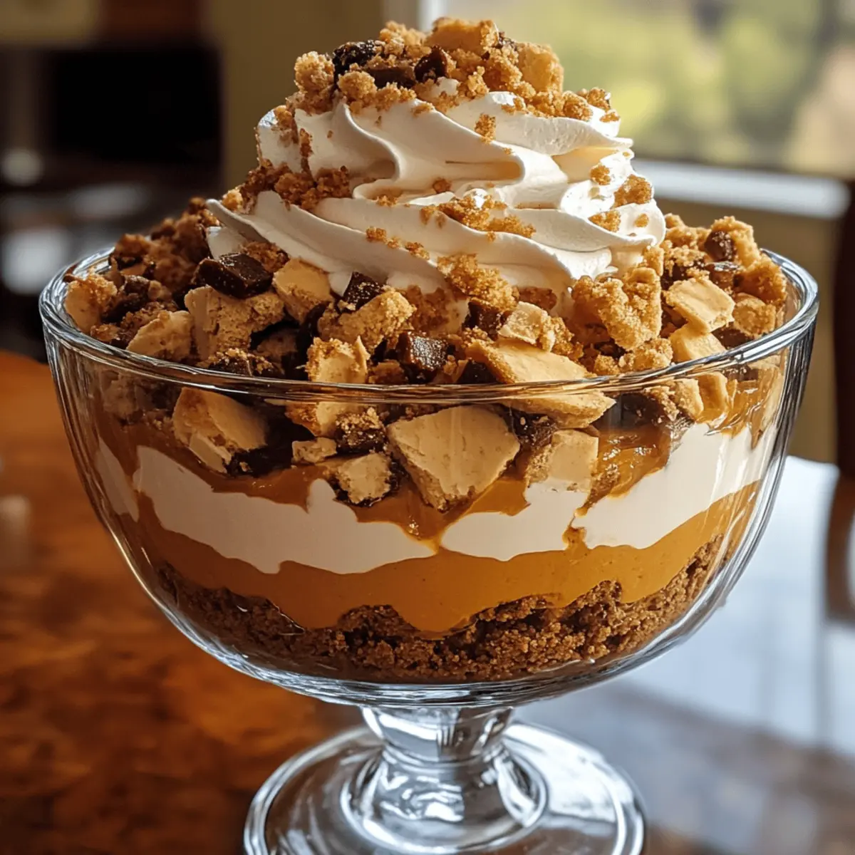 Kürbis-Toffee-Trifle