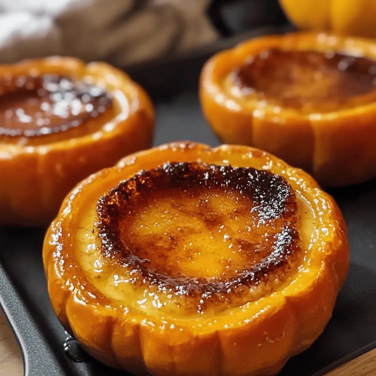 Kürbis Crème Brûlée