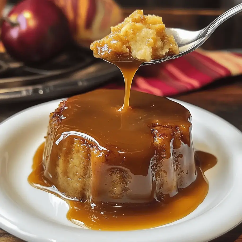 Klebender Butterbier Pudding