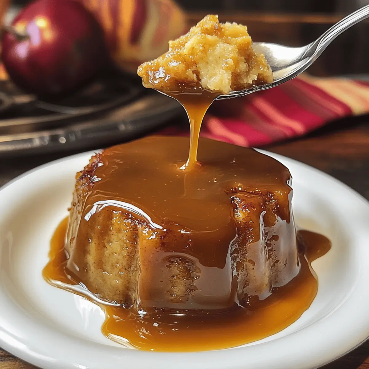 Klebender Butterbier Pudding