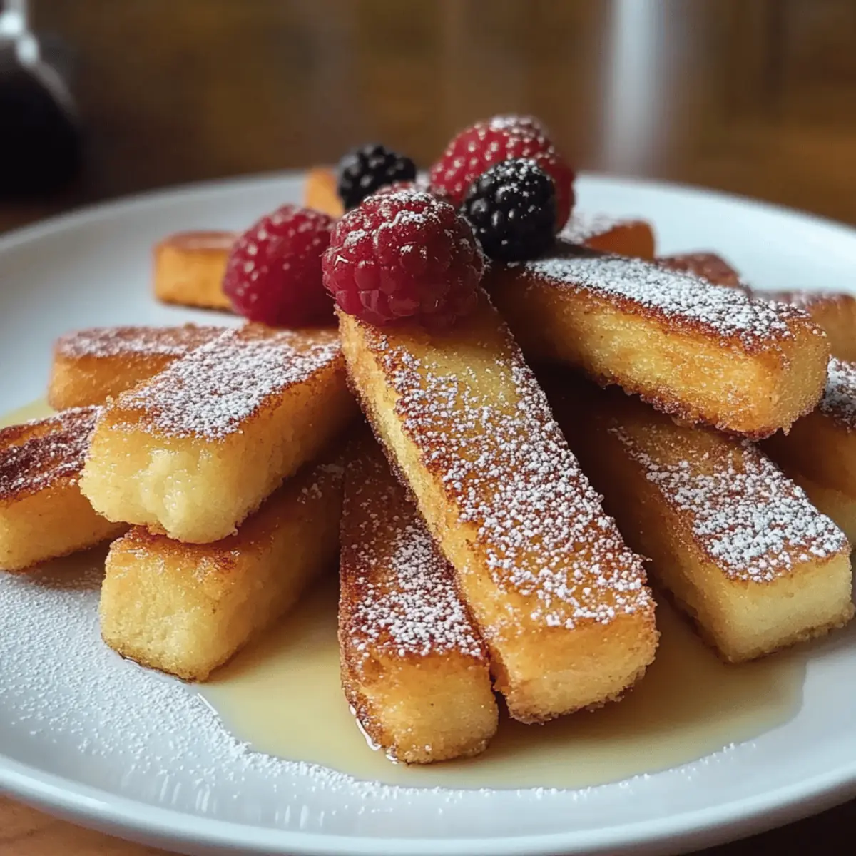 French Toast Sticks - Französische Toaststangen
