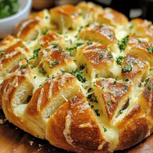 Knoblauch Parmesan Zupfbrot Rezept Einfach und Schnell